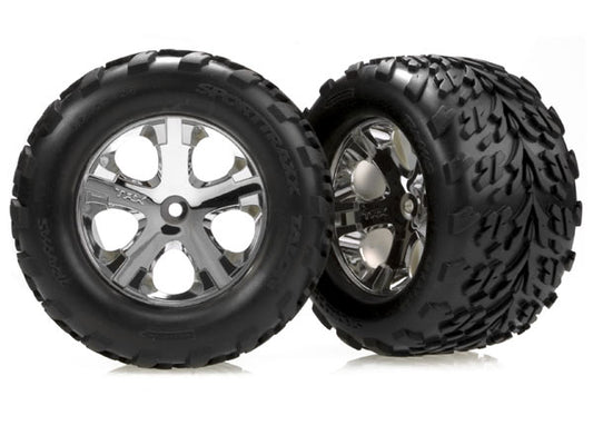 All-Star 2.8" Chrome Wheels & Talon Tires (2) Part Number: 3669