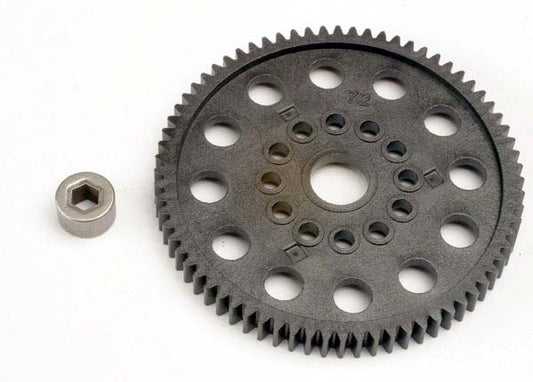 72-Tooth Spur Gear (32-Pitch) with Bushing-Part Number: 4472