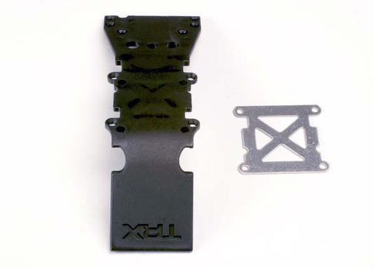Black Front Skid Plate with Reinforcement-Part Number: 4937