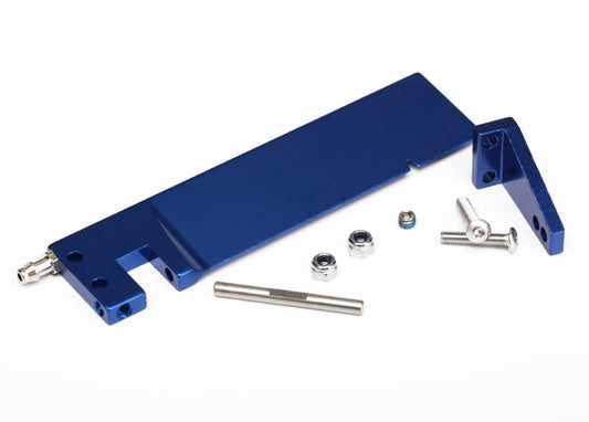 Blue Aluminum Rudder with Hardware Part Number: 5740