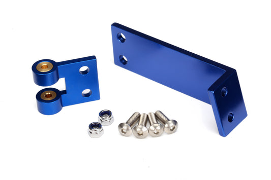 Blue Aluminum Rudder Mount with Hardware Part Number: 5780