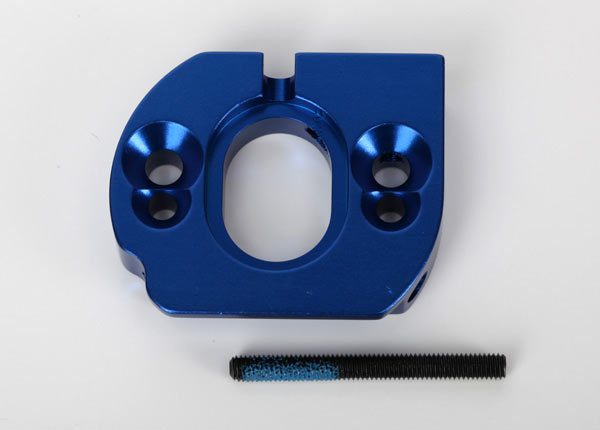Blue Aluminum Motor Adapter with Adjustment Screw Part Number: 6461