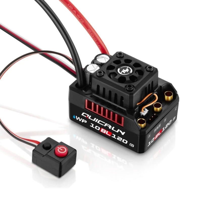 QuicRun 10BL120 Sensored Brushless ESC (1/10, 120A) Hobbywing