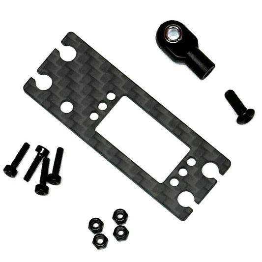 DSM Micro Servo to Full Size Adapter (Carbon Fiber)