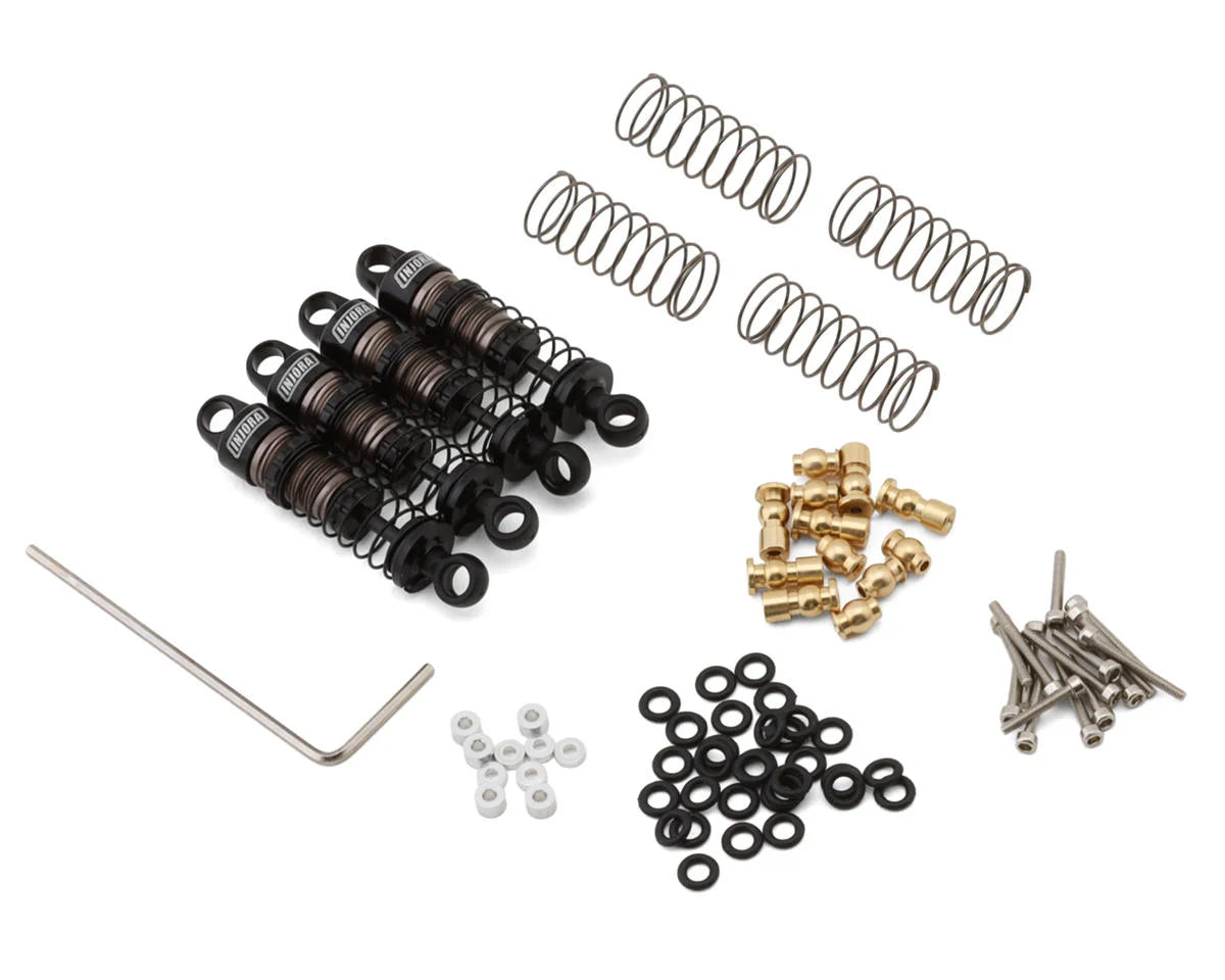 Injora Aluminum 36mm Threaded Big Bore Oil-Filled Shocks (4) (SCX24/FCX24M) INJORA