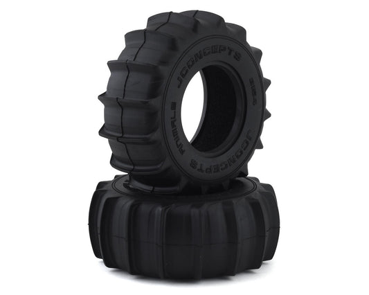 JConcepts Animal Short Course Tires (2) (Yellow) JCO3154-00