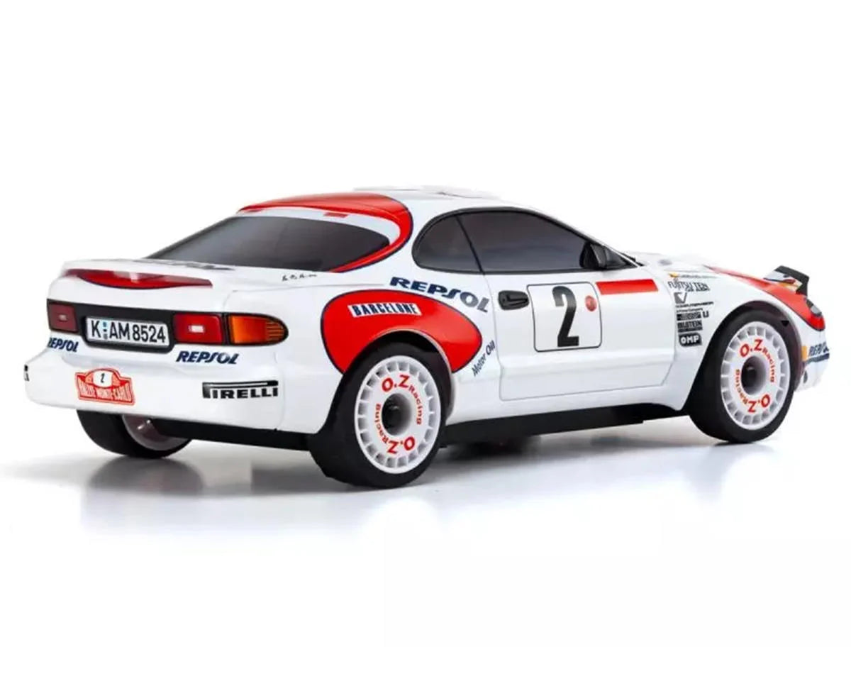 Kyosho MA-020 AWD Mini-Z ReadySet w/1992 WRC Toyota Celica GT-Four Turbo Body (White/Red) w/KT-531P 2.4GHz Radio Kyosho