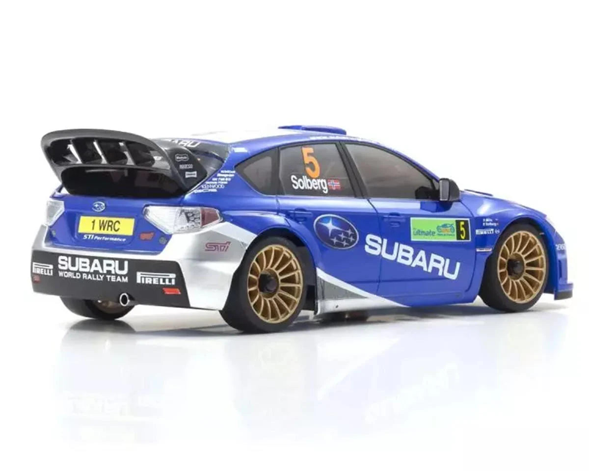 Kyosho MA-020 AWD Mini-Z ReadySet w/2008 Subaru Impreza WRC Rally Body (White/Blue) w/KT-531P 2.4GHz Radio Kyosho