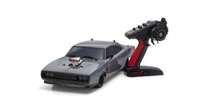 Kyosho 1/10 Radio Controlled Electric Powered 4WD FAZER Mk2 FZ02L VE Series Readyset 1970 Dodge Charger (Gray)