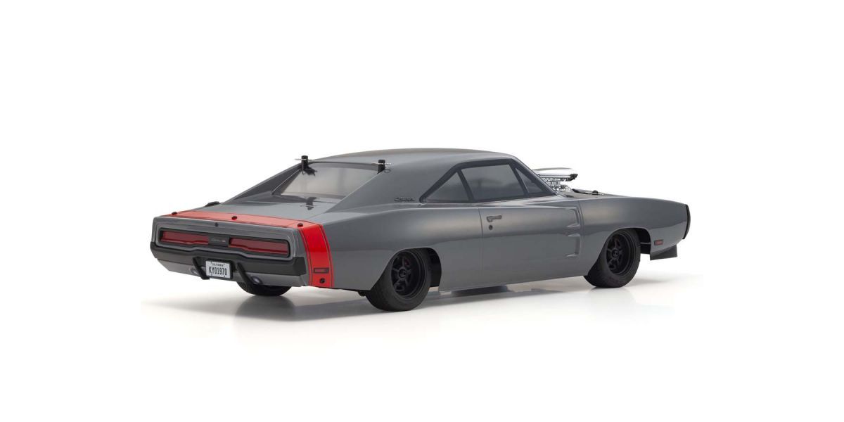 Kyosho 1/10 Radio Controlled Electric Powered 4WD FAZER Mk2 FZ02L VE Series Readyset 1970 Dodge Charger (Gray)