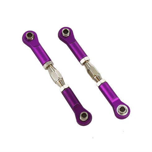 4x36mm Steel Turnbuckles W/ Aluminum Rod Ends (Purple) (2pcs) 06048 Redcat