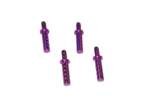 Aluminum body post (Purple) (4pcs) 08047 Redcat