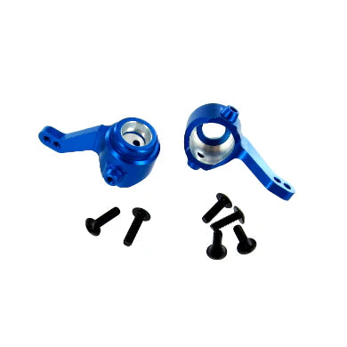Aluminum Steering Knuckles L/R (Blue) (1pr) 02131 Redcat