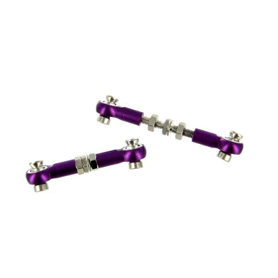Turnbuckle w/ machined aluminum rod ends(Purple)(2pcs) 102017 Redcat