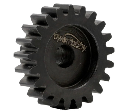 Power Hobby: Hardened Steel 18T Mod1 8mm Pinion Gear MOD 1 Speed Run / Drag Racing
