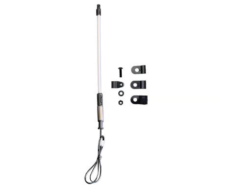 MyTrickRC TrickWhip2 Super Bright Scale Whip Light Tube (Purple) (130mm) w/12V-3V Voltage Regulator & Receiver Cable MyTrickRC