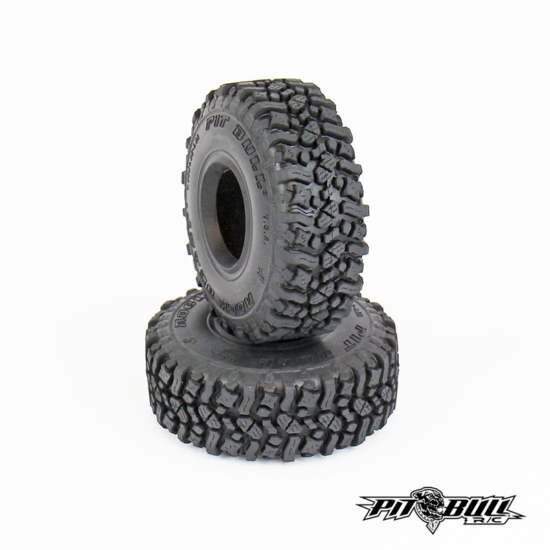 Rock Beast 1.55" Scale Tires, Alien Kompound, w/ Foam Inserts