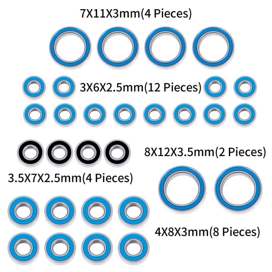 Power Hobby: Sealed Bearing Kit (30), for 1/18 Redcat Ascent-18