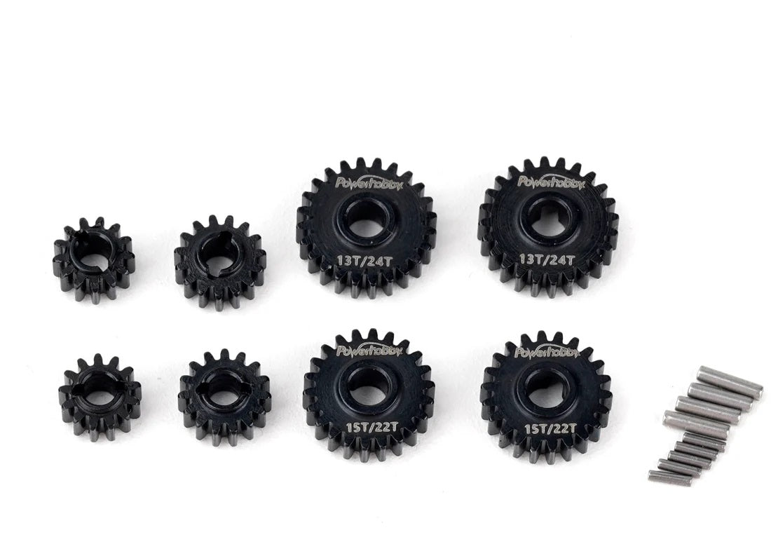 Power Hobby: Chromely Steel Overdrive Gears for Redcat Ascent-18