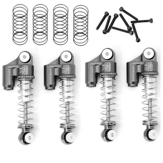 Power Hobby: Axial SCX24 C10 JLU Jeep Betty Aluminum Shocks Grey