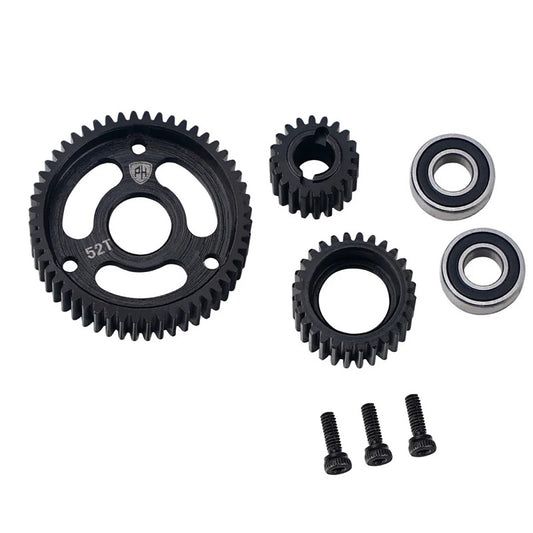 PHBSCX1016  LW Steel Transmission Gear Set, for Axial SCX10 / AX10 / Wraith / SMT10, 3pcs