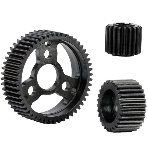 Hardened Steel Transmission Gear Set, for Axial SCX10 / AX10 / Wraith