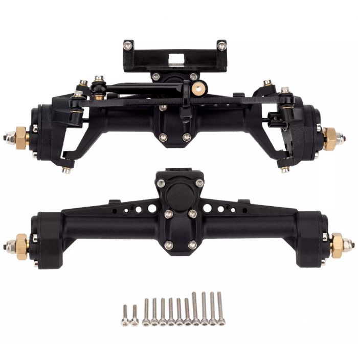 Power Hobby: Front Rear Portal Axle, for Axial SCX24 Jeep / C10 / Bronco / Deadbolt Crawler