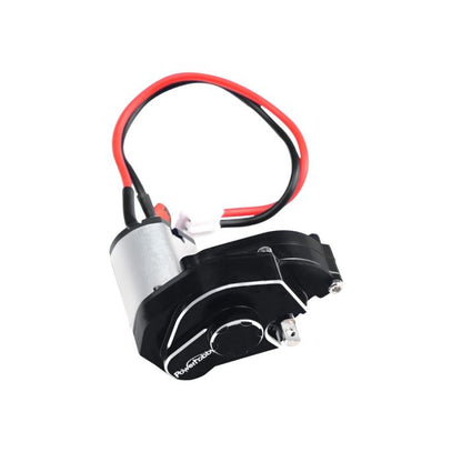 Power Hobby - 030 55T Motor w/Aluminum Gearbox Assembled, Black, for Axial SCX24