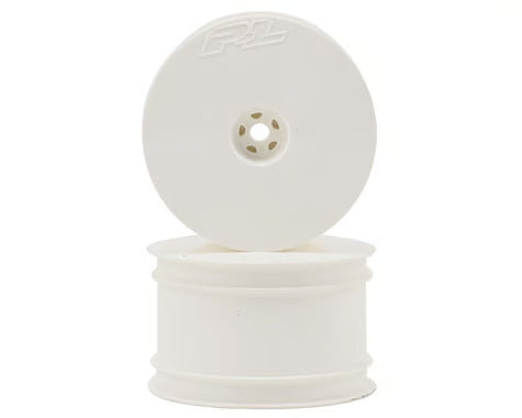 Pro-Line Velocity 2.2" Rear Wheels (2) (B6/22/RB6/ZX6) (White) w/12mm Hex