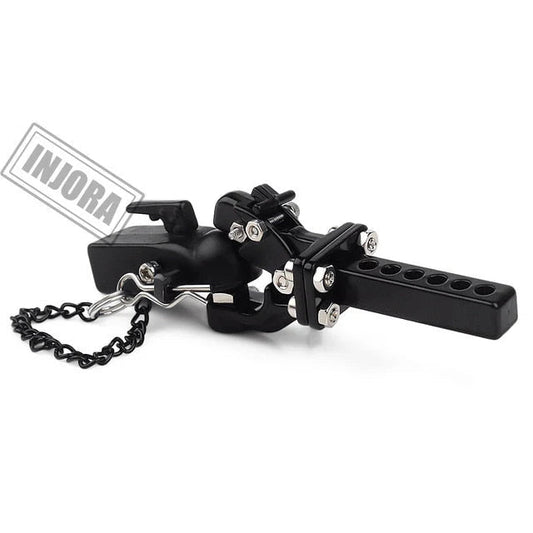INJORA Metal Trailer Tow Hitch Hook for 1/10 RC Crawler INJORA