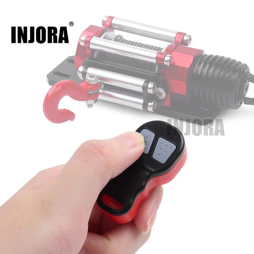 INJORA Wireless Remote Receiver Winch Controller Set for 1/10 RC Crawler INJORA