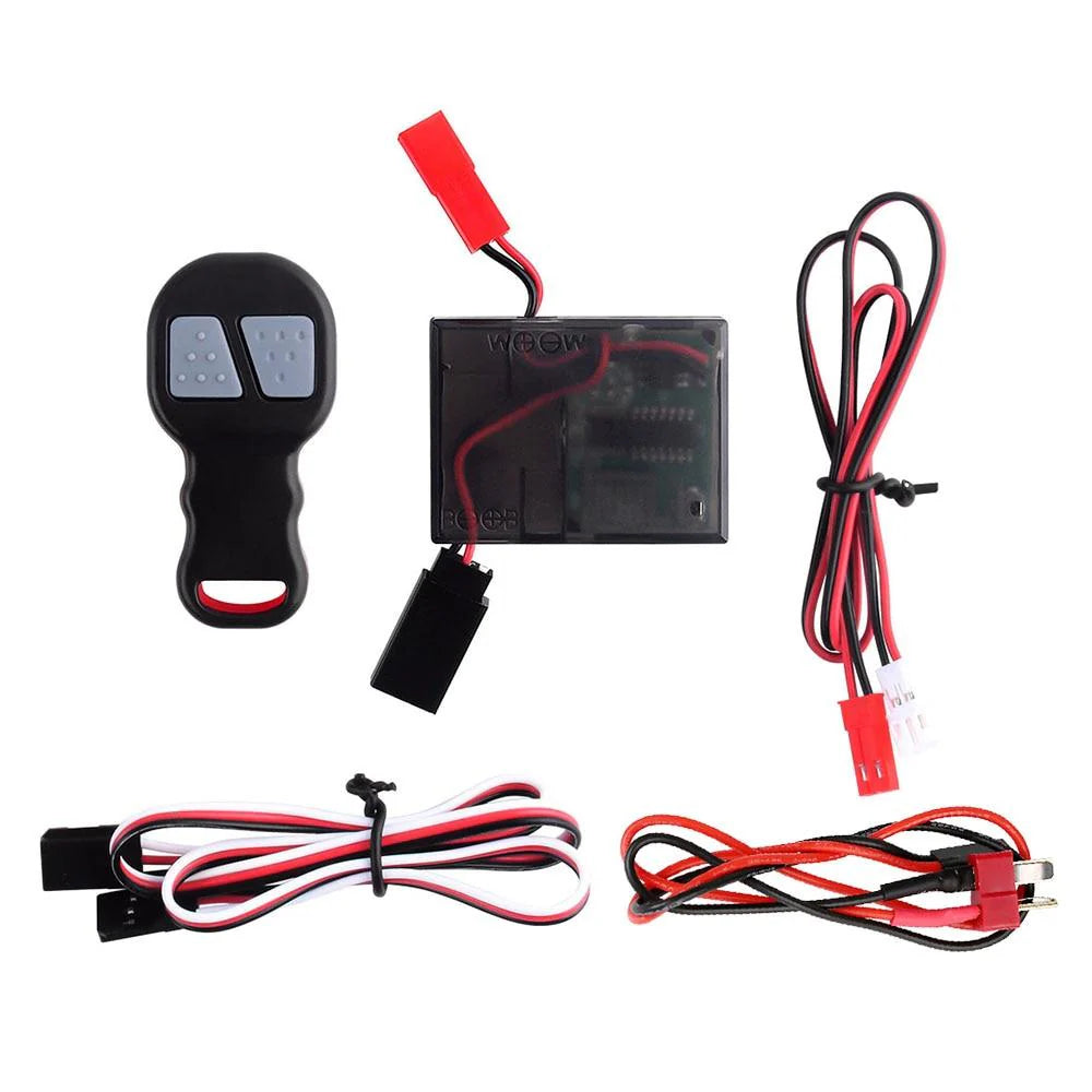 INJORA Wireless Remote Receiver Winch Controller Set for 1/10 RC Crawler INJORA