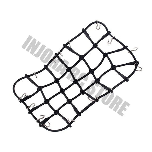 INJORA Elastic Luggage Net Decoration Accessories for 1/10 RC Crawler (BLACK) INJORA