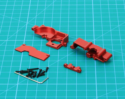 RCAWD 1/18 Traxxas Latrax Aluminium Gearbox Housing & Motor Plate Set