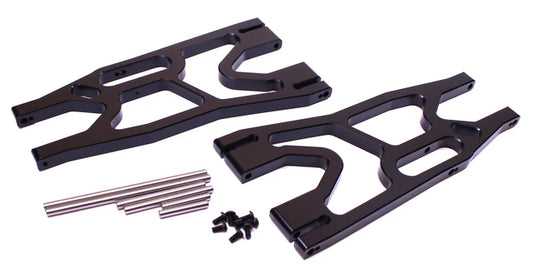 Aluminum Lower Suspension Arm Set, Black, X-Maxx
