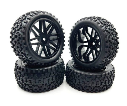Racers Edge RCE3480W 1/10 Off-Road V Line White Wheels (4pcs) Width Front:37mm Rear:43mm (3480W)