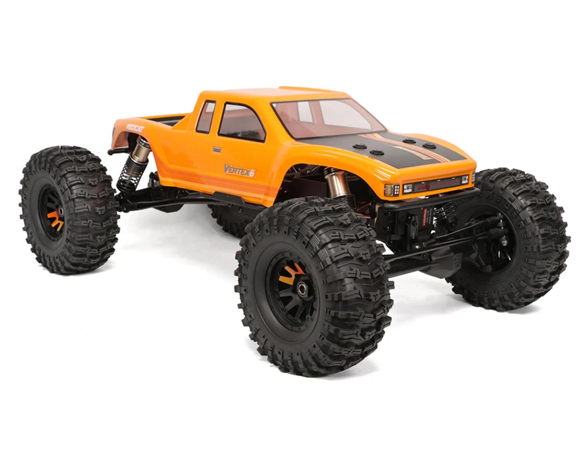 Redcat Vertex-6 Crawler 1/6 RTR 4WD Electric Brushless Rock Crawler (Orange) w/2.4GHz Radio Redcat