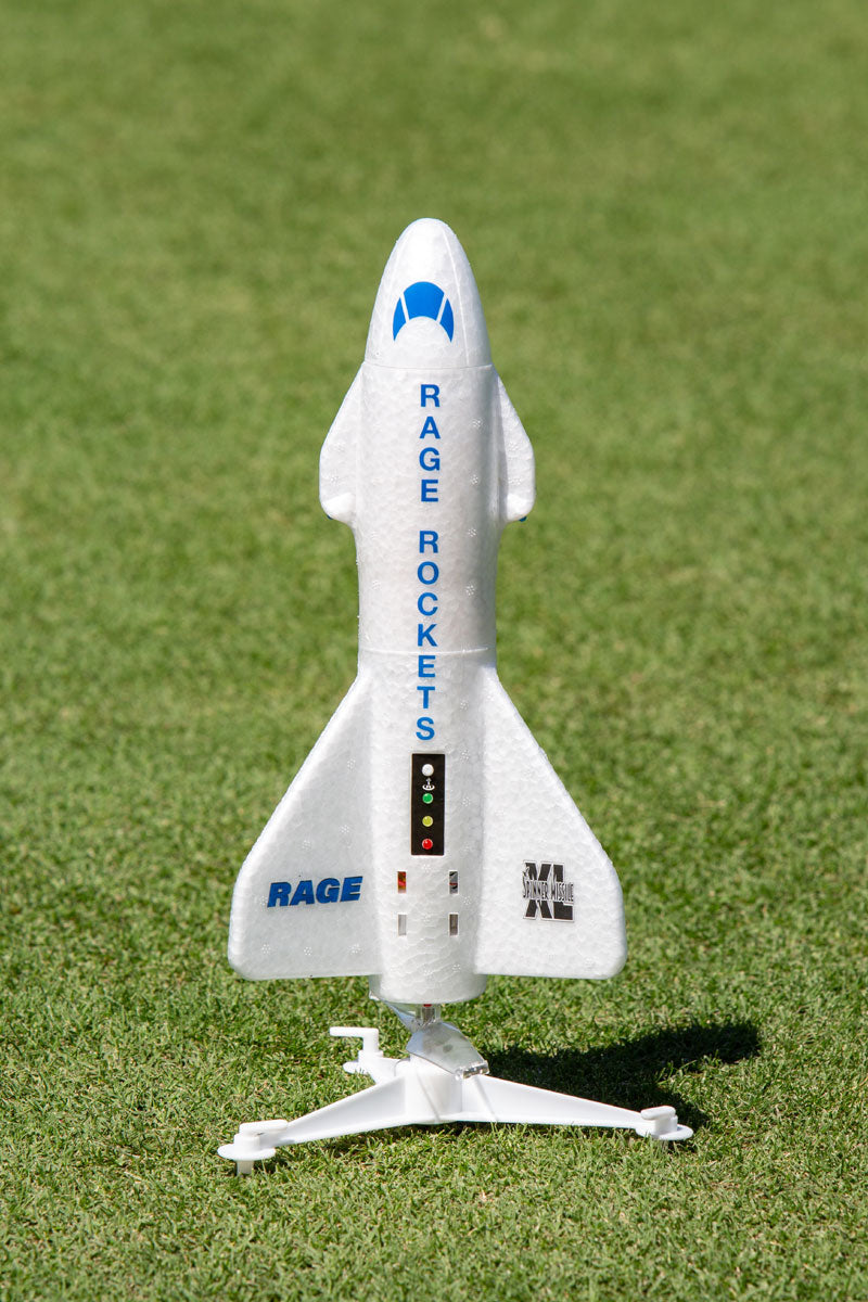 Spinner Missile XL Electric Free-Flight Rocket with Parachute and LEDs