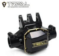 TREAL SCX10 Pro Brass Rear Axle 3rd Member Center Housing w/Diff Cover Black
