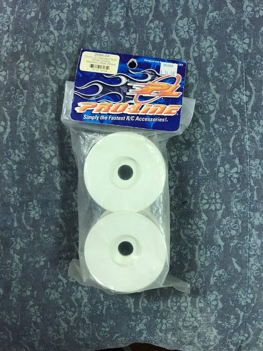 RC PRO-LINE 23 mm Wheels White MAXX Std Offset (2) 2684-04
