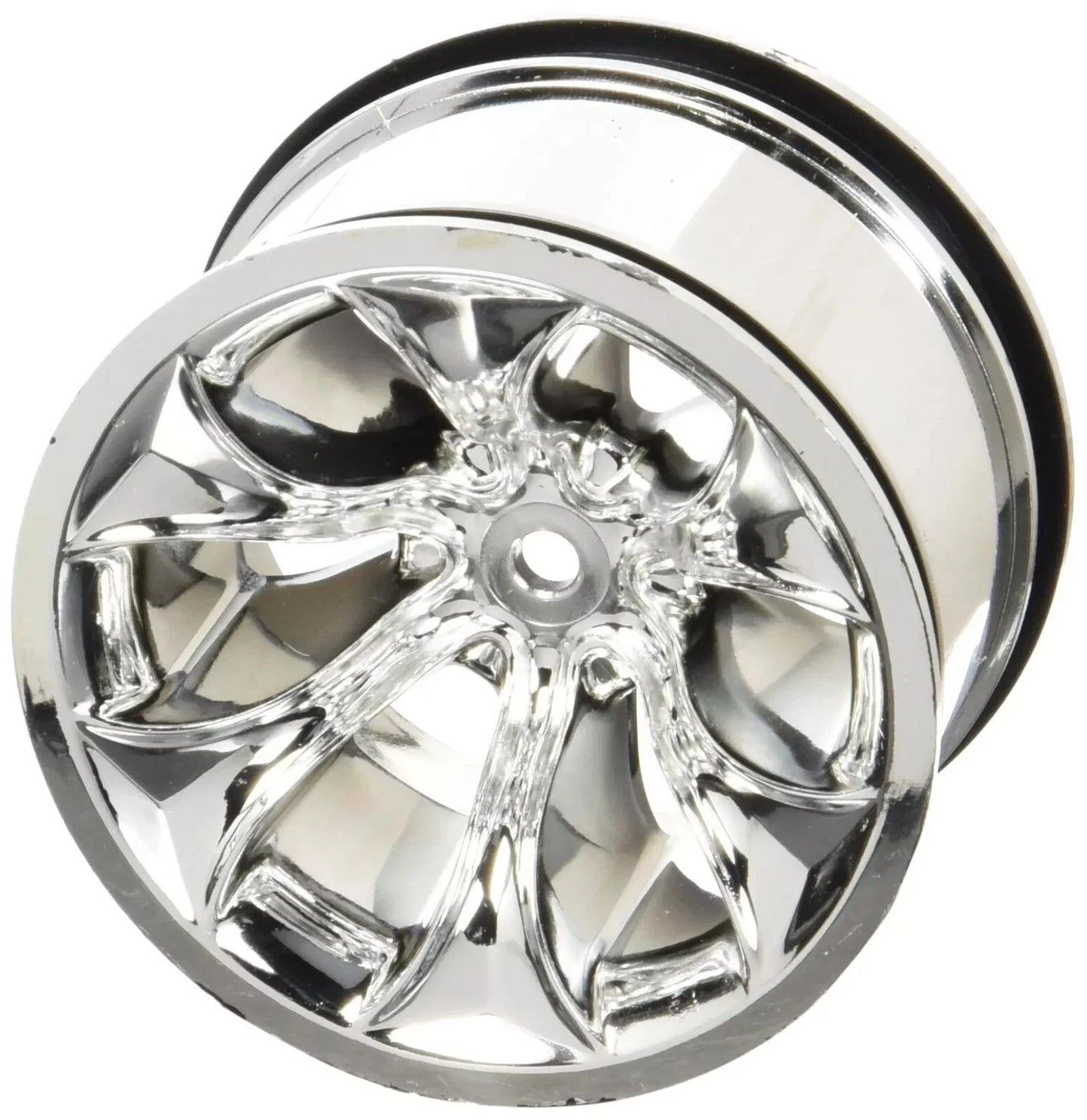 RPM 81943 ''TITAN'' CHROME WHEELS FITS T/E-MAXX/HPI SAVAGE/ASSOC.MGT WIDE OFFSET
