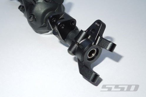 SSD RC Aluminum Link Mounts for SCX10 II (Black) (2)