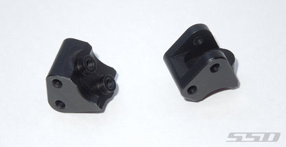 SSD RC Aluminum Link Mounts for SCX10 II (Black) (2)