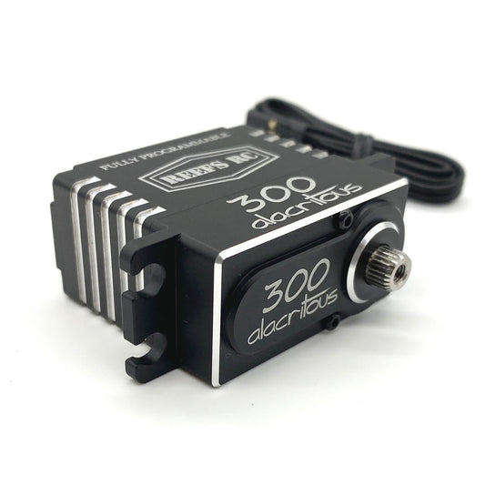 300 Alacritous (Lightning Fast) Programmable High Speed Brushless Servo