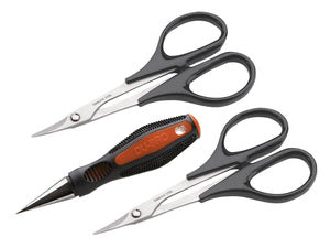 Body Reamer & Scissors Set, Curved & Straight