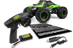 Spryte MT 1/20 4WD Electric Monster Truck - Green BlackZon