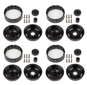 Enduro Steelie Wheels, 1.9", Black