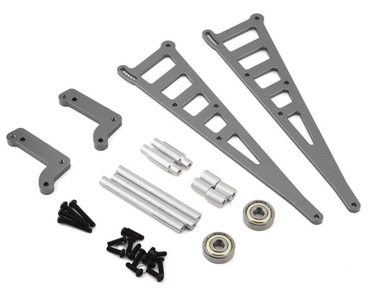 ST Racing 71071GM DR10 Aluminum Wheelie Bar Kit (Gun Metal)