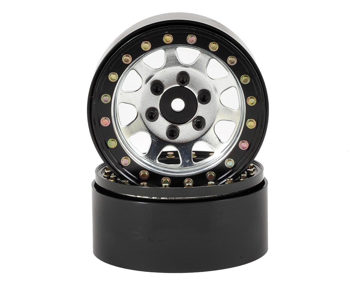 SSD RC 1.9" STEEL D HOLE WHEELS (2)