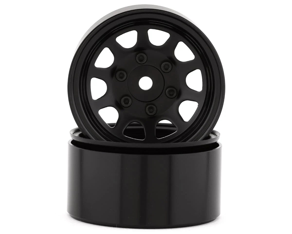 SSD RC D Hole 1.55” Steel Bead lock Crawler Wheels (2)